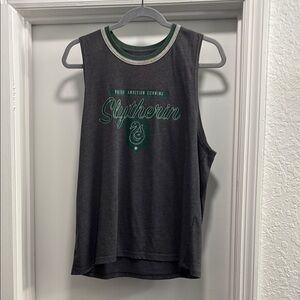 Harry Potter Slytherin Girls Ringer Muscle Top